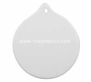 Round Shape Sublimation Ceramic Pendent with Rope CP-R