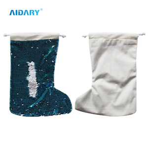 AIDARY Sublimation Sequin Christmas Sock