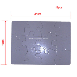 12small pieces Sublimation Jigsaw Puzzle P24