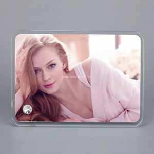 6"Rounded Crystal Photo Frame BL07